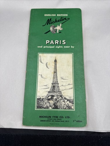 Michelin 1962 green - green, guide
