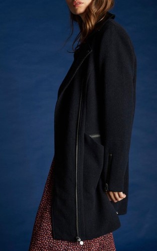 Manteau mango bleu - bleu, marine