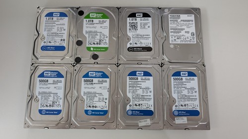 Lot hdd sata 500 - 3.5", (500