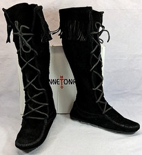 Minnetonka Womens 9 Front Lace