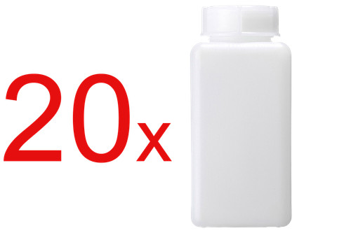 20x flacon carré - 20x, pe