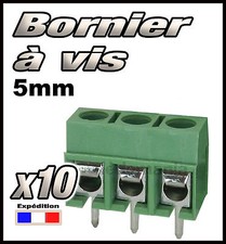 966V/10# Bornier à vis vert 3