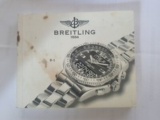 notice BREITLING originale pour montre B1 B-1 B-ONE B ONE