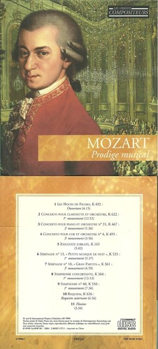 Mozart prodige musical - cd,