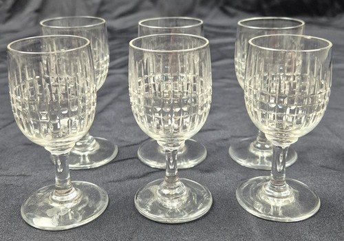 Ancien lot verres à - 6,