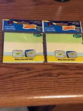 2 (Two) Avery Removable Label