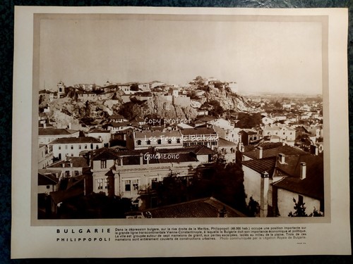 Bulgarie philippopoli vue - philippopoli,