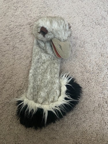 Folkmanis ostrich puppet plush - ostrich,