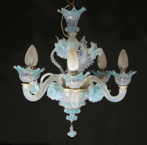 Petit lustre italien verre - petit, en