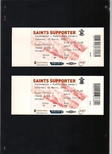 Deux billets match - de,