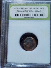 Roman empire coin certified - roman,