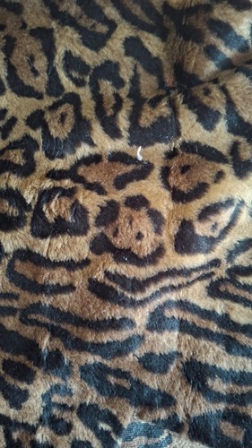 Tissu peluche style jaguar - tissu,