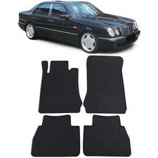 Tapis De Sol En Caoutchouc Noir Premium Pour Mercedes Classe E W210 S210 95-02