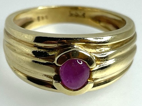 Bague solitaire cabochon ovale - bague,