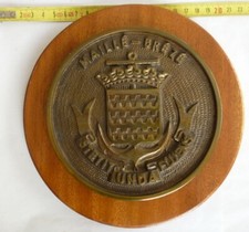 MAILLE BREZE Escorteur d'Escadre 1957-1988- Modèle 1 bois clair - Tape de Bouche