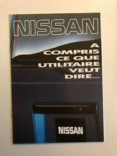 NISSAN  Utilitaire /  brochure dépliant catalogue publicitaire vintage C13