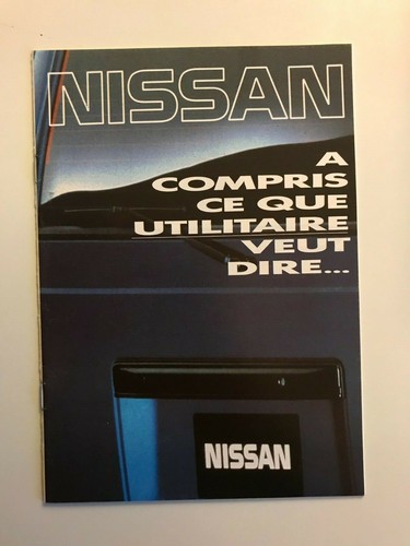 Nissan utilitaire brochure - nissan,