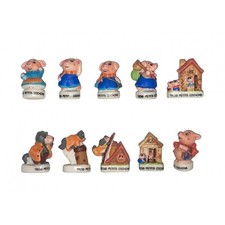 3 Cochons Set 10 Figurine 3cm