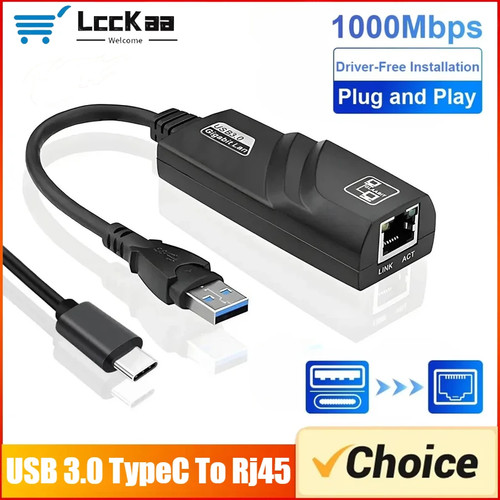 Adaptateur ethernet usb 0 - ethernet, 3.0