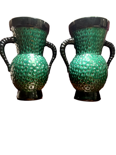 Superbe paire vases - de,