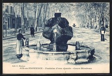 CPA Aix-en-Provence, Fontaine