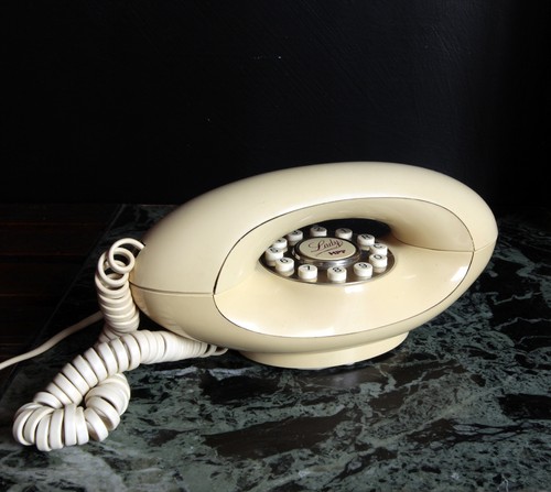 Téléphone vintage lady - 80's,