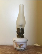 Lampe signée Bondil, décor