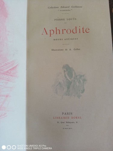 Pierre louÿs aphrodite - -,