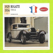 Fiche Edito Service - Bugatti