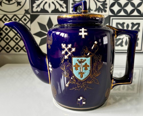 Cafetière faïence luneville - faïence,