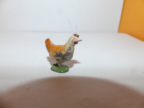 Figurine plomb ferme poule - ferme,