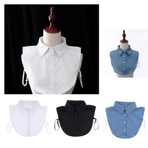 Faux col chemise coton - de,