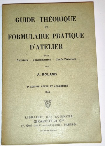 Livre ancien tournage fraisage - ancien,