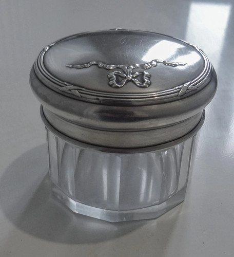 Pot cristal taillé - en,