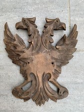 Grand Aigle bicéphale RUSSE en bois-  WW1
