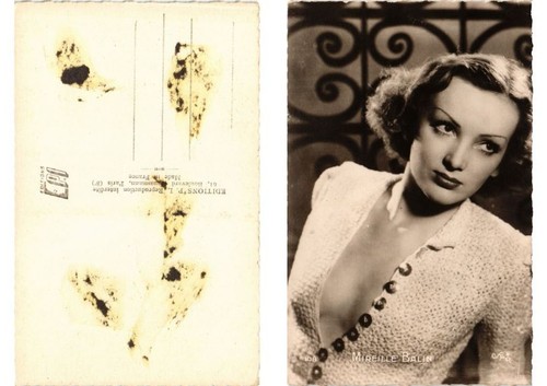 Cpa mireille balin - ak,