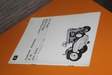 (153) JOHN DEERE Tondeuses rotatives 41.48 pour tracteur 140 Livret d'entretien