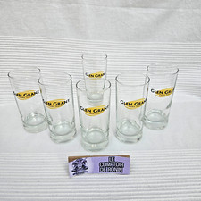 Lot de 6 verres à Whisky tubes Glen Grant pure malt