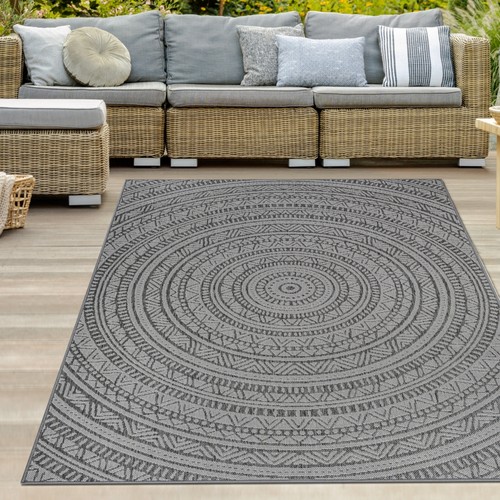 Tapis rond extérieur à - rond, d'extérieur