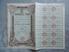 Action ancienne - CHARBONNAGES