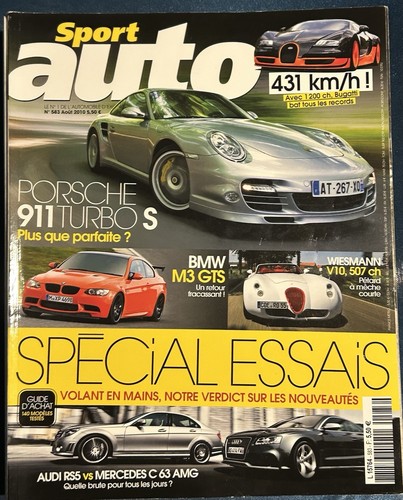Sport auto sportauto 583 août - auto,