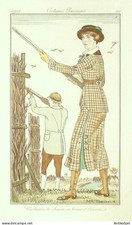 Gravure Mode Costume Parisien