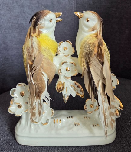 Couple oiseaux porcelaine - d'oiseaux, en
