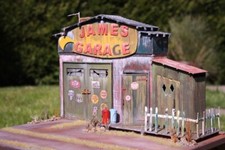 Diorama Grange Garage James américain USA ancienne 1/18 scale 1:18