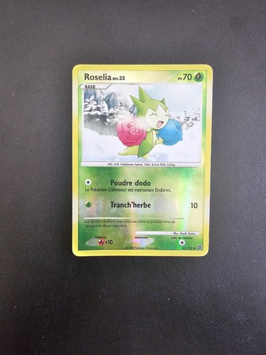 Carte pokemon roselia 132 - carte,
