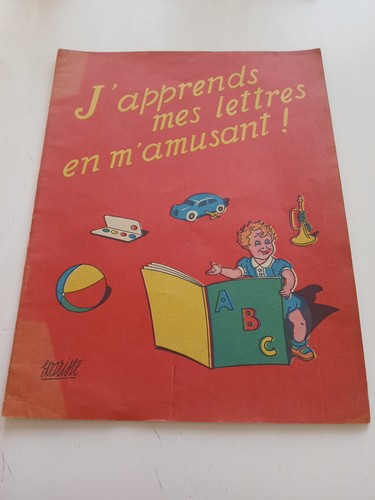 Ancien cahier abecedaire - ancien,