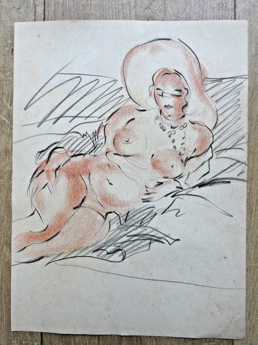 Dessin ancien nu - dessin,