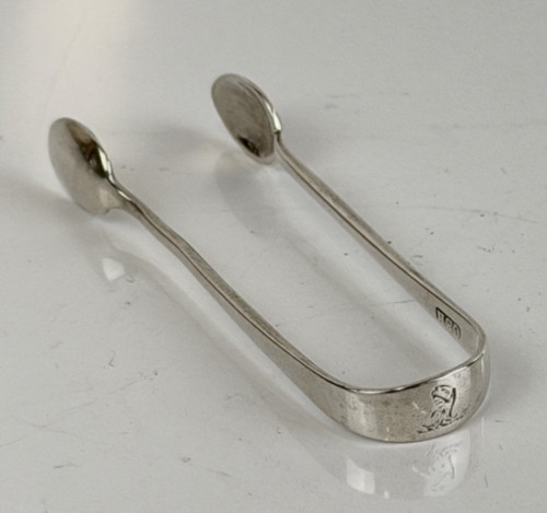 Pince sucre argent massif - pince, en
