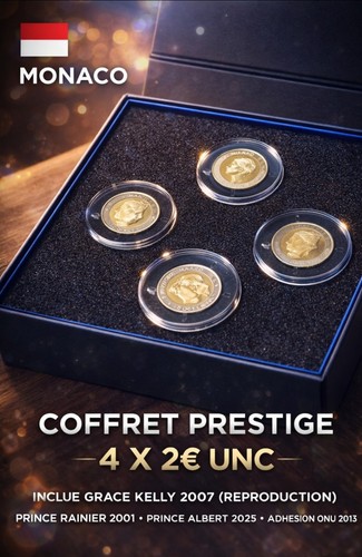 Coffret euros monaco en - coffret,