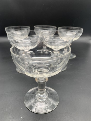 Coupes champagne en verre - 6, a